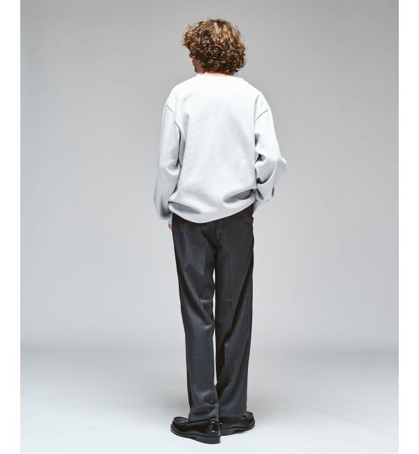 417 EDIFICE「LACOSTE &times; 417 ヘンリーネック ワッフルTシャツ」|Tシャツ・カットソー|