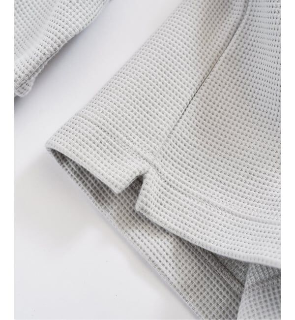 417 EDIFICE「LACOSTE &times; 417 ヘンリーネック ワッフルTシャツ」|Tシャツ・カットソー|