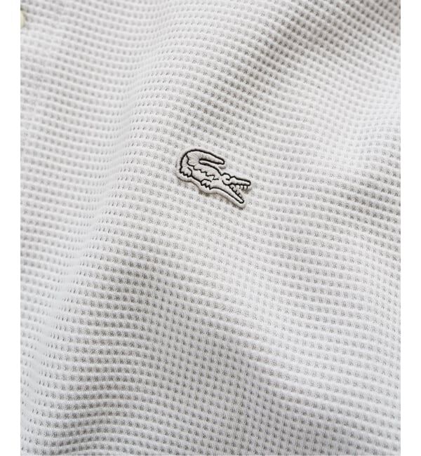 417 EDIFICE「LACOSTE &times; 417 ヘンリーネック ワッフルTシャツ」|Tシャツ・カットソー|