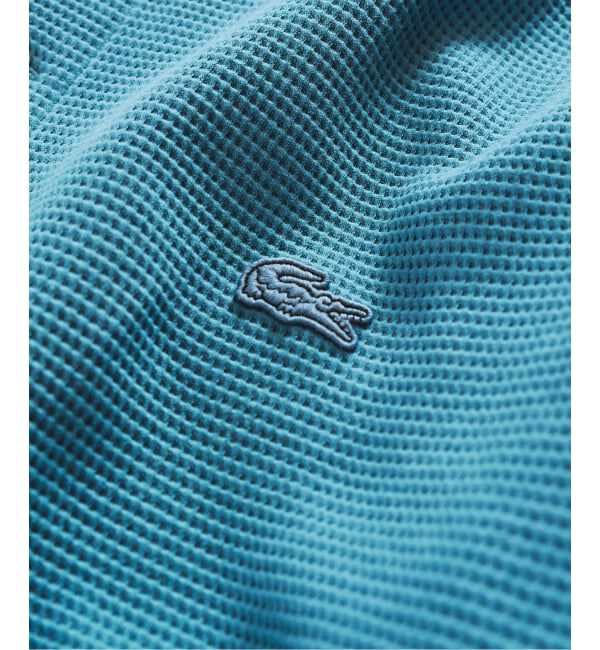417 EDIFICE「LACOSTE &times; 417 ヘンリーネック ワッフルTシャツ」|Tシャツ・カットソー|