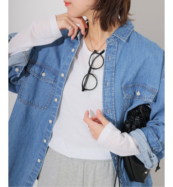 JOURNAL STANDARD relume「《追加3 / 新色》シアークルーネックロングTシャツ」|Tシャツ・カットソー|