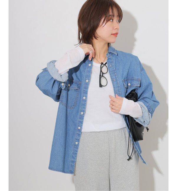 JOURNAL STANDARD relume「《追加3 / 新色》シアークルーネックロングTシャツ」|Tシャツ・カットソー|
