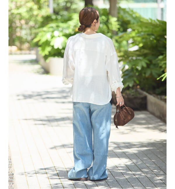 JOURNAL STANDARD「リネンレギュラーロールアップシャツ」|シャツ・ブラウス|