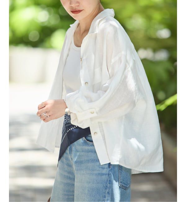 JOURNAL STANDARD「リネンレギュラーロールアップシャツ」|シャツ・ブラウス|