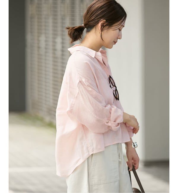 JOURNAL STANDARD「リネンレギュラーロールアップシャツ」|シャツ・ブラウス|