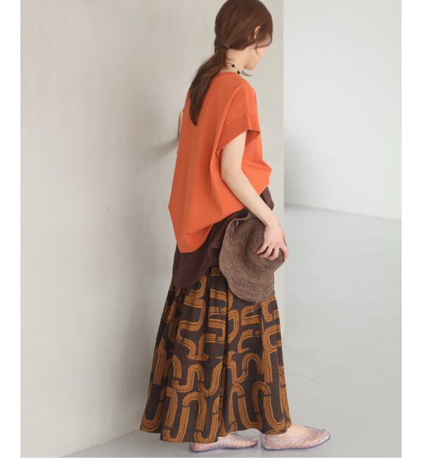 JOURNAL STANDARD relume「モダンアフリカンプリントギャザースカート」|スカート|
