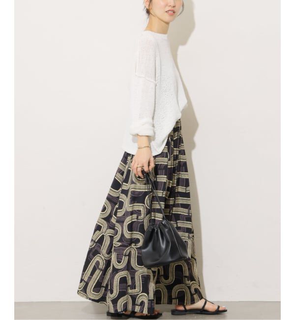 JOURNAL STANDARD relume「モダンアフリカンプリントギャザースカート」|スカート|