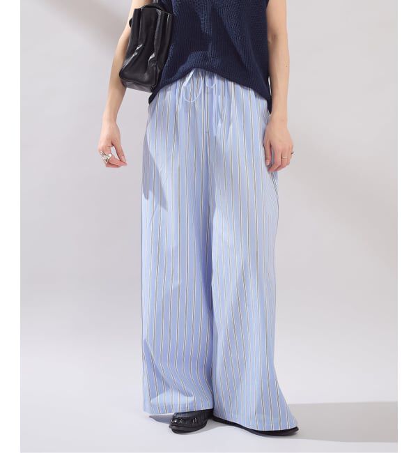JOURNAL STANDARD「ブロードストライプ パンツ」|その他|サックスブルー