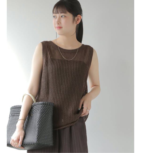 JOURNAL STANDARD relume「2WAYメッシュニットノースリーブ」|ニット・セーター|