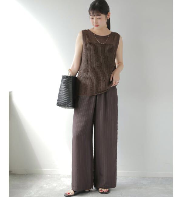 JOURNAL STANDARD relume「2WAYメッシュニットノースリーブ」|ニット・セーター|