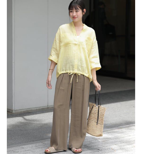JOURNAL STANDARD relume「カラーリネンドロストシャツ」|シャツ・ブラウス|