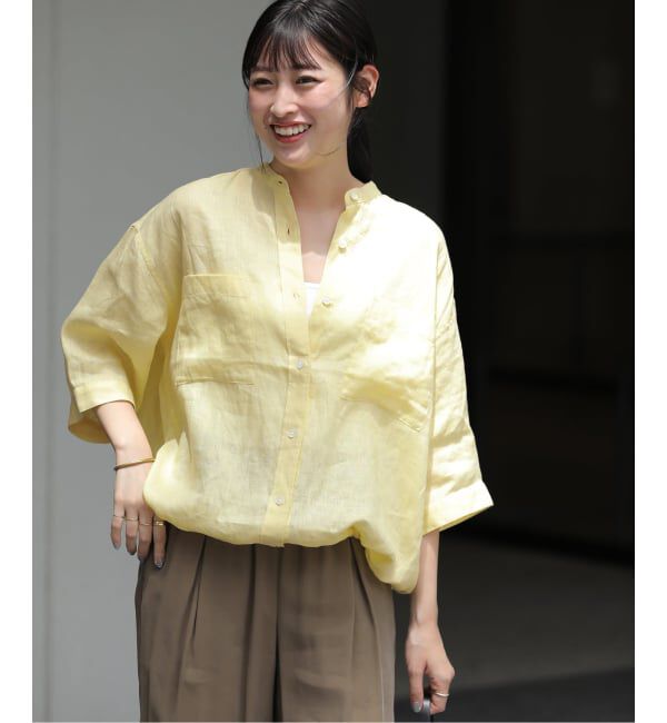 JOURNAL STANDARD relume「カラーリネンドロストシャツ」|シャツ・ブラウス|