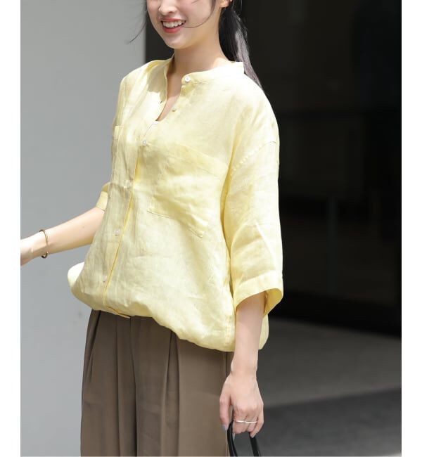 JOURNAL STANDARD relume「カラーリネンドロストシャツ」|シャツ・ブラウス|