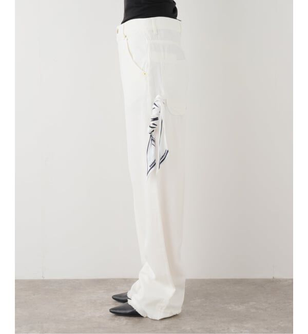 journal standard L'essage「DARKPARK/ダークパーク LISA - SCARF ADORNED LOOSE FIT パンツ」|デニム|
