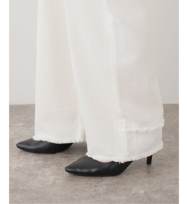 journal standard L'essage「DARKPARK/ダークパーク LISA - SCARF ADORNED LOOSE FIT パンツ」|デニム|