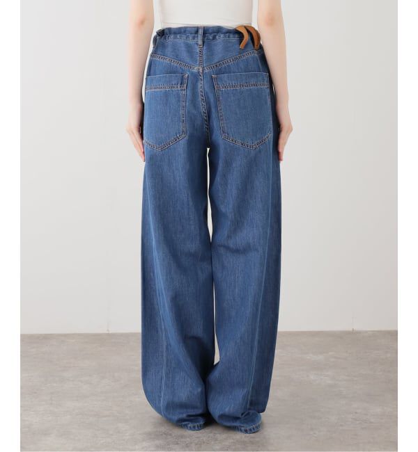 journal standard L'essage「DARKPARK/ダークパーク IRIS-PAPER BAG TENCEL DENIM パンツ」|デニム|