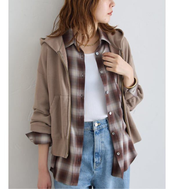 journal standard L'essage「チェックシャツ」|シャツ・ブラウス|ブラウン