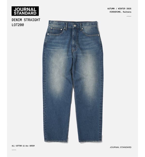 JOURNAL STANDARD「《予約》ストレート デニム LOT200」|デニム|サックスブルー