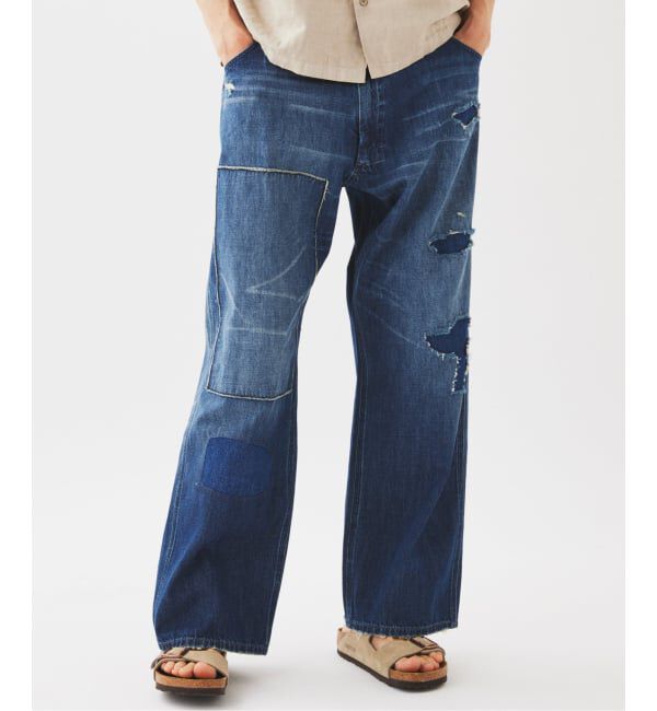 JOURNAL STANDARD relume「＜Relume Jeans＞リメイク ライトオンス デニムペインターパンツ」|デニム|