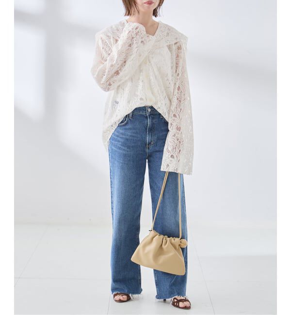 journal standard L'essage「《予約》Uhr/ウーア Lace Sailor Collar Blouse ブラウス」|シャツ・ブラウス|