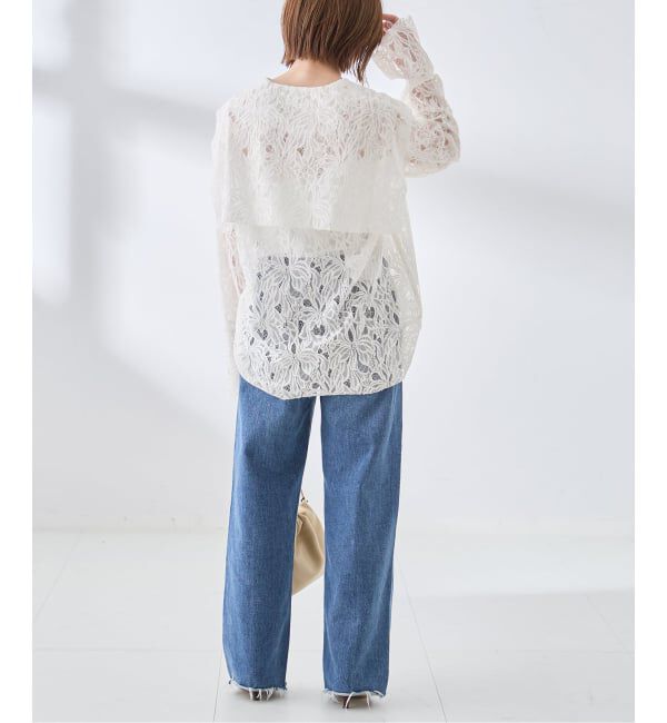 journal standard L'essage「《予約》Uhr/ウーア Lace Sailor Collar Blouse ブラウス」|シャツ・ブラウス|