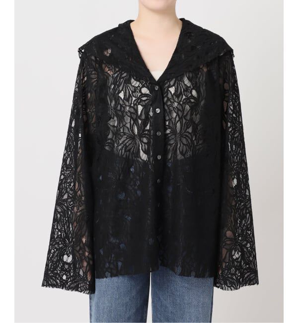 journal standard L'essage「《予約》Uhr/ウーア Lace Sailor Collar Blouse ブラウス」|シャツ・ブラウス|