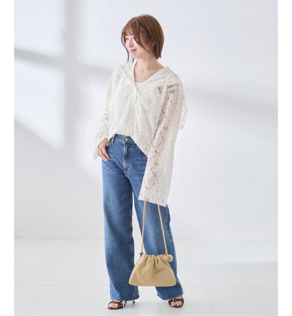 journal standard L'essage「《予約》Uhr/ウーア Lace Sailor Collar Blouse ブラウス」|シャツ・ブラウス|