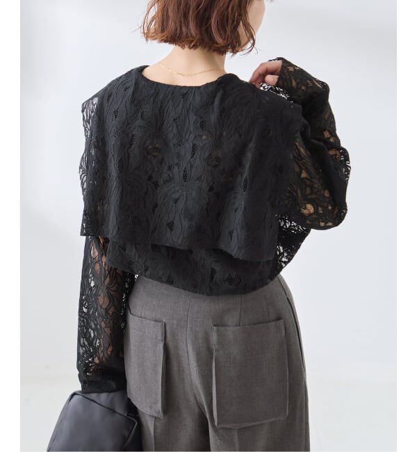 journal standard L'essage「《予約》Uhr/ウーア Lace Sailor Collar Blouse ブラウス」|シャツ・ブラウス|
