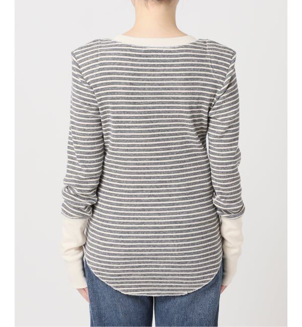 journal standard L'essage「《予約》Uhr/ウーア Rib Power Shoulder Tops トップス」|Tシャツ・カットソー|