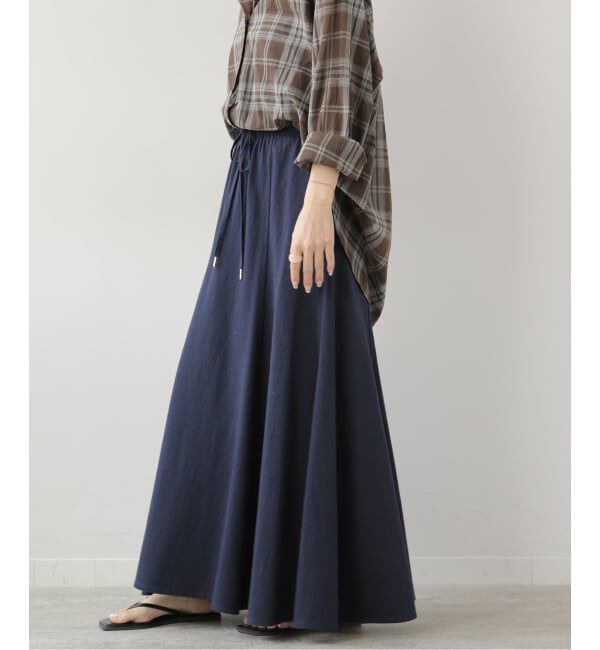 JOURNAL STANDARD relume「カットフレアイージースカート」|スカート|ネイビー