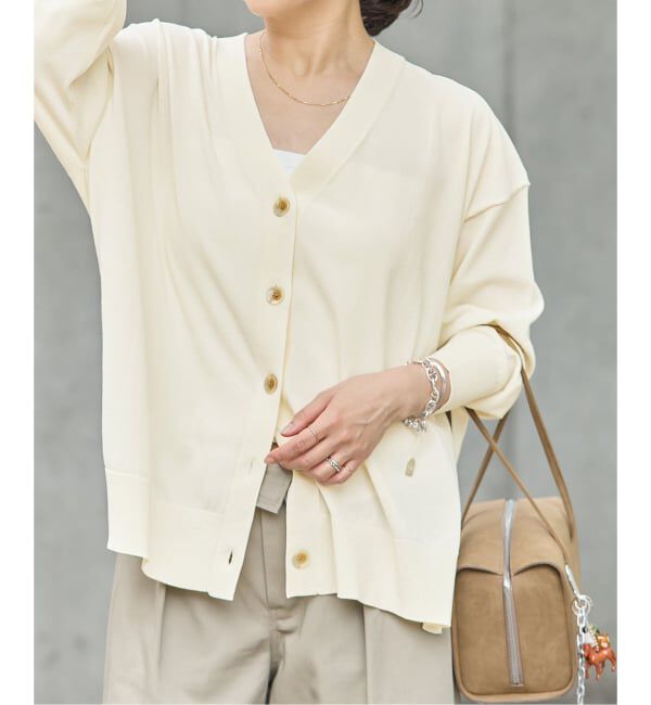 JOURNAL STANDARD「【UVカット/洗える/接触冷感】WASHABLE COOL UV Vカーディガン」|カーディガン|