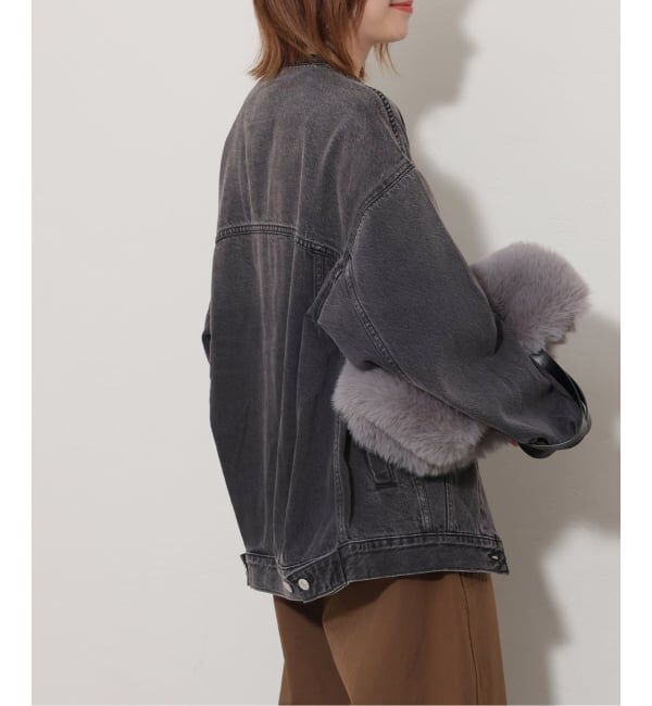 JOURNAL STANDARD relume「《予約》別注【LEVI&rsquo;S】COLLARLESS XL TRUCKER BK：デニムジャケット」|デニムジャケット|