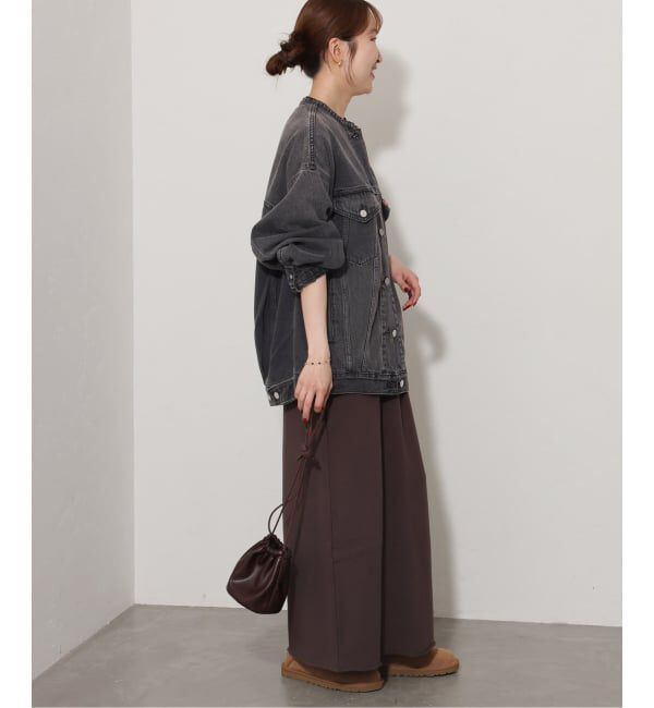 JOURNAL STANDARD relume「《予約》別注【LEVI&rsquo;S】COLLARLESS XL TRUCKER BK：デニムジャケット」|デニムジャケット|