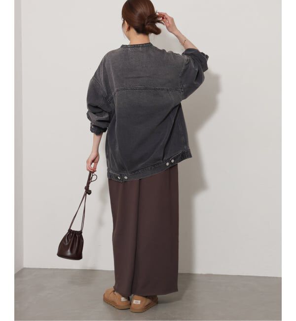 JOURNAL STANDARD relume「《予約》別注【LEVI&rsquo;S】COLLARLESS XL TRUCKER BK：デニムジャケット」|デニムジャケット|
