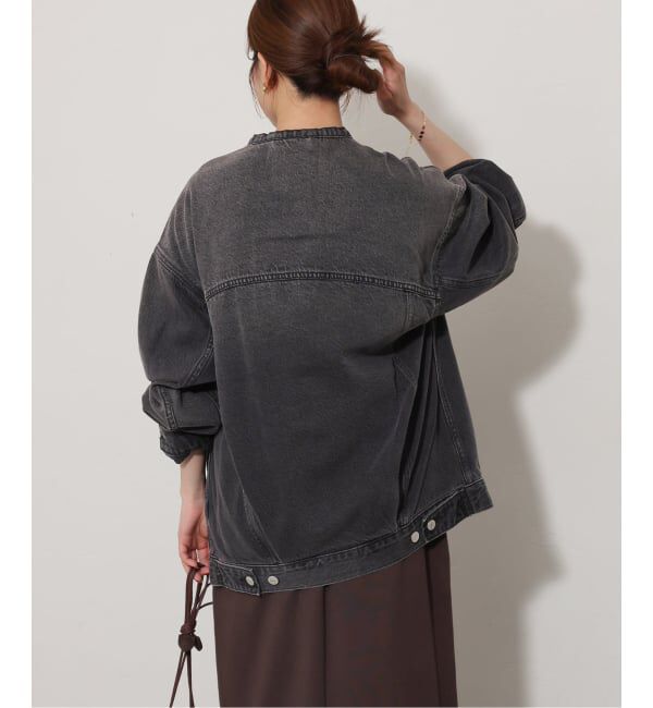 JOURNAL STANDARD relume「《予約》別注【LEVI&rsquo;S】COLLARLESS XL TRUCKER BK：デニムジャケット」|デニムジャケット|