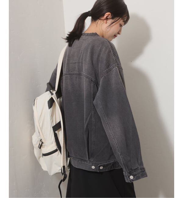 JOURNAL STANDARD relume「《予約》別注【LEVI&rsquo;S】COLLARLESS XL TRUCKER BK：デニムジャケット」|デニムジャケット|
