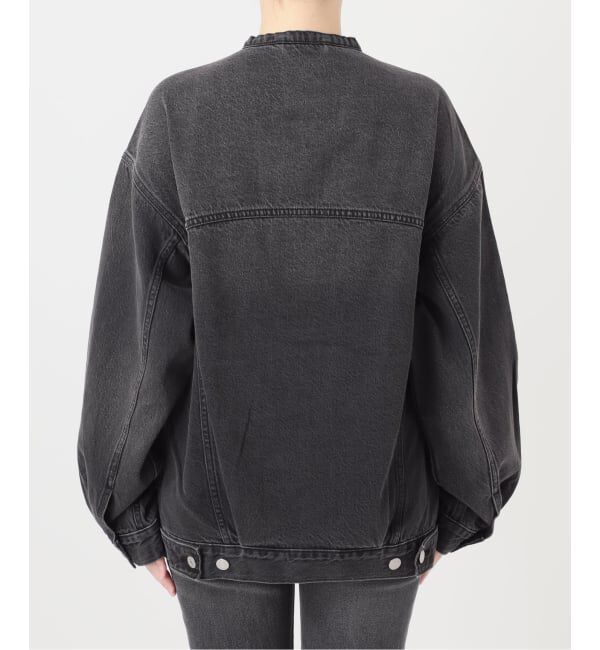 JOURNAL STANDARD relume「《予約》別注【LEVI&rsquo;S】COLLARLESS XL TRUCKER BK：デニムジャケット」|デニムジャケット|