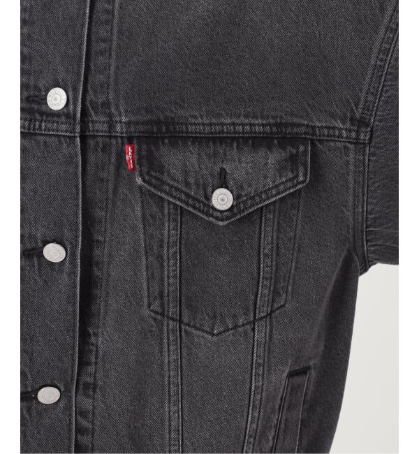JOURNAL STANDARD relume「《予約》別注【LEVI&rsquo;S】COLLARLESS XL TRUCKER BK：デニムジャケット」|デニムジャケット|