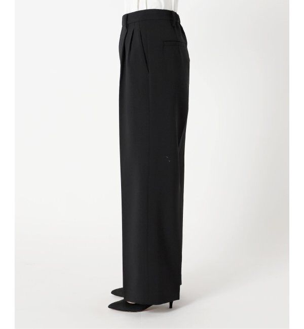 Spick and Span「ダブルクロスツータックパンツ」|スラックス|
