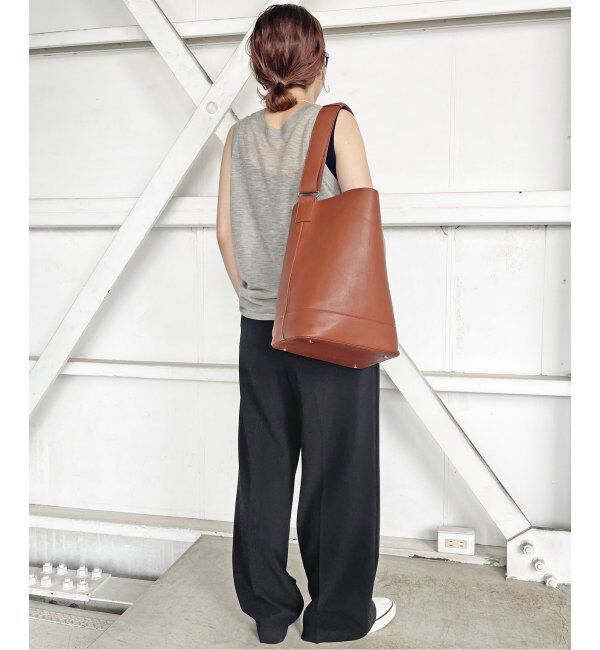 Spick and Span「ダブルクロスツータックパンツ」|スラックス|