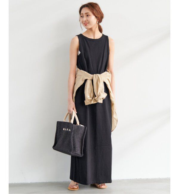 Spick and Span「《追加》天竺アメスリロングワンピース」|ワンピース|