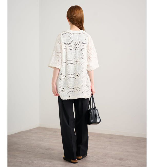 U by SPICK&SPAN「リネンライクウォッシャブルパンツ」|スラックス|