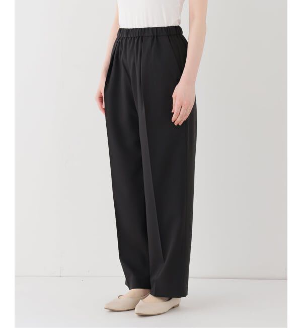 U by SPICK&SPAN「リネンライクウォッシャブルパンツ」|スラックス|