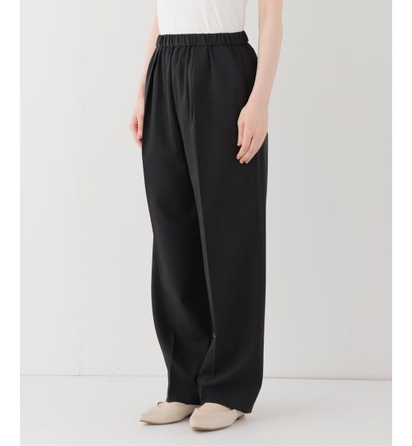 U by SPICK&SPAN「リネンライクウォッシャブルパンツ」|スラックス|