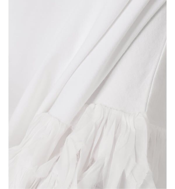 Spick and Span「AAYUSHI / アユーシ フェザーフリルカットソー」|Tシャツ・カットソー|