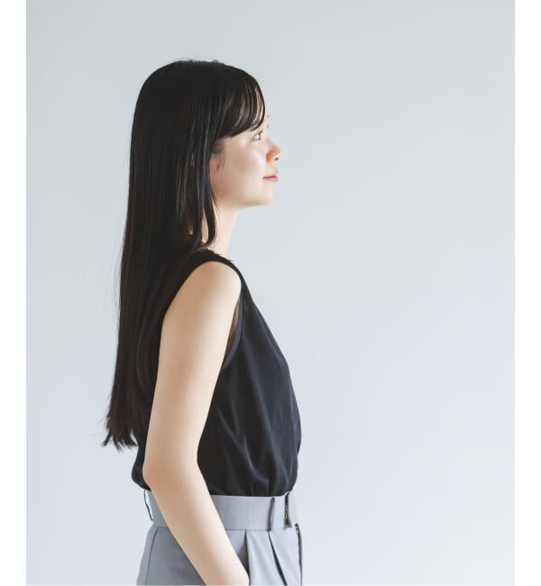 NOBLE「《追加》シアースキニーノースリーブトップス」|Tシャツ・カットソー|