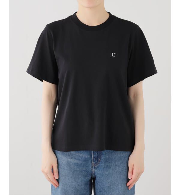 U by SPICK&SPAN「LOW CLASSIC Lc / ロウ クラシック エルシー Lc BASIC T-SHIRT」|Tシャツ・カットソー|ブラック
