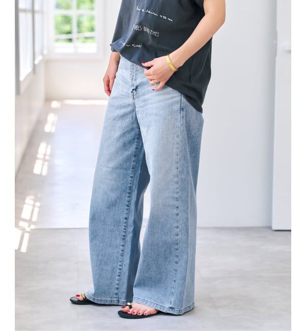 Spick and Span「《別注 / 追加》SOMETHING / サムシング NEW LISA WIDE*」|デニム|