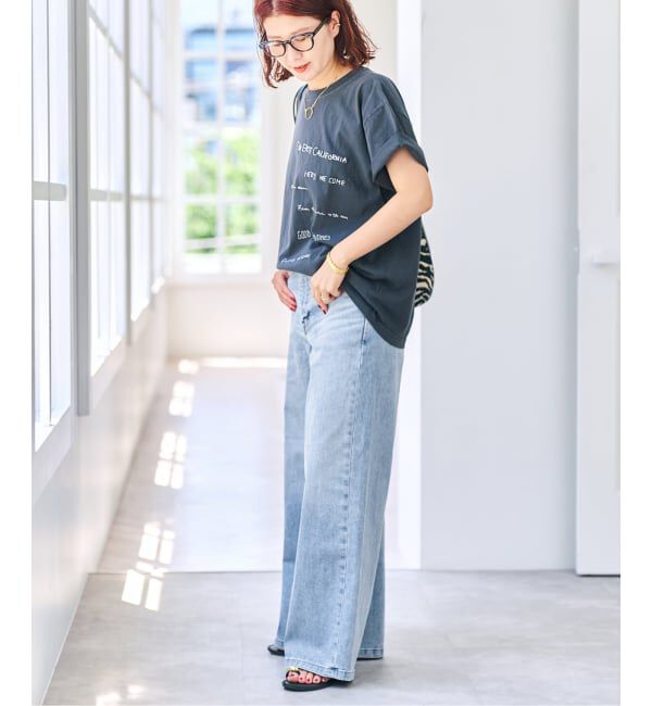 Spick and Span「《別注 / 追加》SOMETHING / サムシング NEW LISA WIDE*」|デニム|