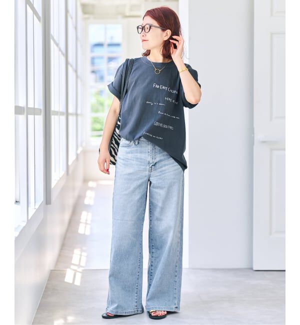 Spick and Span「《別注 / 追加》SOMETHING / サムシング NEW LISA WIDE*」|デニム|